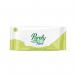 This photo captures a package of Blake & White Toilet Tissue and Washlets Purely Kind Baby Wipes. The package contains 56 wipes, and is labeled with the product name and quantity. Each wipe is made with pure water, and the package has a clean and simple design.