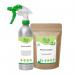 The photo shows the Blake & White Kitchen Cleaning Purely Kind Capsules Kitchen Sanitiser Cleaner Starter Kit PK8325. It is a compact and convenient kit that includes everything you need to keep your kitchen sparkling clean. The capsules are white and come in a sleek packaging, while the kitchen cleaner is designed in a refreshing light blue color. The kit also includes a simple and easy-to-use spray bottle for easy application.