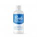The photo showcases a 100ml bottle of Blake & White Hand Sanitizer Purely Protect Hand Sanitiser, with a flip top for easy dispensing. The clear bottle displays the logo and name, while the label boasts its sanitising power. The white liquid inside is ready to keep hands clean and protected.
