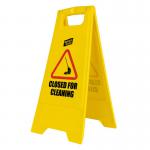 Purely Protect Closed for Cleaning Free Standing Sign PP9104