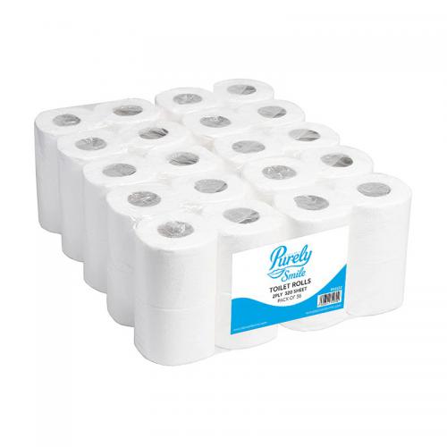 Purely Smile Toilet Roll 2ply | BKWHPS1122 | Toilet Paper and Tissues
