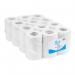 Purely Smile Mini Centrefeed Rolls 1ply 120m White Pack of 12 PS1205