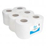 Purely Smile Centrefeed Rolls 2ply 400 Sheet White Pack of 6 PS1215