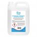 In the picture, the Blake & White Washroom and Toilet Cleaning Purely Smile Washroom Cleaner Germicidal 5L Concentrate PS2005 is a large, clear bottle with a white label. The label has blue and green accents, highlighting its germicidal properties. The cleaner has a fresh, clean scent and is concentrated for maximum effectiveness.