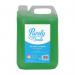 The image shows a sleek and professional-looking bottle of Blake & White Cleaning Chemicals & Accessories Purely Smile Neutral Cleaning Detergent. The bright label stands out against the clean white background and the 5L product size is prominently featured. A happy smiley face adds a friendly touch to the overall design.