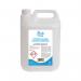 This photo shows a bottle of Blake & White Cleaning Chemicals & Accessories Purely Smile Strong Alkaline Cleaner Degreaser 5L PS2805. The label features a blue and white design with the product name prominently displayed. The bottle is filled with a clear liquid, and in the background, various cleaning tools and accessories can be seen. The bottle is positioned in front of a clean white background, creating a simple and professional look.