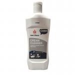 The photo features a sleek bottle of Selden Cream Cleaner, with vibrant blue and white labeling. The bottle holds 500ml and is accompanied by various cleaning accessories, showcasing the brands dedication to keeping spaces spotless and pristine.