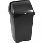 Purely Smile Purely Smile Roll Top Bin Black 25 Litre PS3300