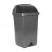 Purely Smile Roll Top Bin Grey 50 Litre PS3301