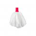 Purely Smile Big White Socket Mop Red Pack x 10 PS8000