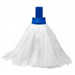 Purely Smile Big White Socket Mop Blue Pack x 10 PS8001