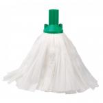 Purely Smile Big White Socket Mop Green Pack x 10 PS8002