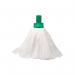 Purely Smile Big White Socket Mop Green x 1 PS8012