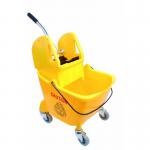 Purely Smile Kentucky Mop Bucket & Wringer 25L Yellow PS8103