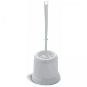 Image of Purely Smile Toilet Brush with Holder Set White PS8401