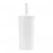 Purely Smile Toilet Brush Fully Enclosed Set White PS8402