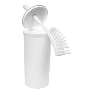 Purely Smile Toilet Brush Fully Enclosed Set White PS8402