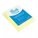 The picture shows a pack of 50 yellow Blake & White Cloths and Wipes, each with a bright smiley face design. These multipurpose wiping cloths are purely made for gentle yet effective cleaning.