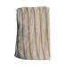 This photo shows 10 yellow striped dishcloths from Ramon, known as Hygiene Cloths and Wipes. They have a bright and cheerful appearance, perfect for cleaning and wiping tasks around the house. The dishcloths have a soft and absorbent texture, making them versatile and practical for any household.