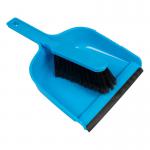 Purely Smile Dustpan & Brush Plastic Blue PS8601