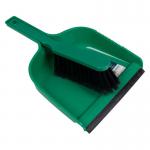 Purely Smile Dustpan & Brush Plastic Green PS8602
