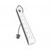 Belkin Surge Protector Extension Lead 6 Sockets 2m White BSV603AF2M BL64357