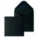 Blake Everyday Black Gummed Mini Invitation 70 x 70mm 120gsm Pack 1000 Code 0070BG 0070BG