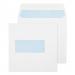 Blake Everyday White Gummed Window Square 140 x 140mm 100gsm Pack 500 Code 0140W 0140W