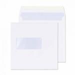 Blake Purely Everyday White Window Gummed Square Wallet 155x155mm 100gsm Pack 500 0155W