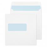 Blake Everyday White Window Gummed Square Wallet 155x155mm 100gsm Pack 500 Code 0155W 0155W