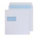 Blake Everyday White Gummed Window Square 170 x 170mm 100gsm Pack 500 Code 0170W 0170W