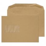 Blake Everyday Manilla Window Gummed Mailer 162x229mm 80gsm Pack 500 Code 1002 1002