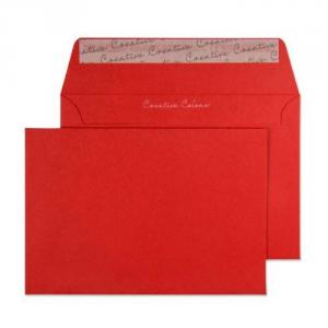 Image of Blake Colour Pillar Box Red Peel & Seal Wallet 114x162mm 120gsm