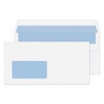 Blake Purely Everyday White Window Self Seal Wallet 110x220mm 80gsm Pack 1000 12774