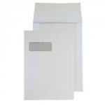 Blake Purely Packaging White Window Peel & Seal Board Back Pocket 324x229mm 150gsm Pack 125 12901