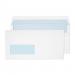 Blake Everyday White Window Self Seal Wallet 110x220mm 90gsm Pack 1000 Code 13884 13884