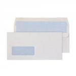 Blake Purely Everyday White Window Self Seal Wallet 110x220mm 90gsm Pack 1000 13884/50 PR