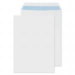 The photograph captures a stack of Blake Miscellaneous Sized Envelopes, specifically the Everyday White Self Seal Pocket ones. The envelopes measure 324x229mm and are made of 100gsm paper. In the image, there are 250 envelopes neatly packed together, showcasing their sleek white color and self-seal feature. The code number visible on the packaging is 13891.