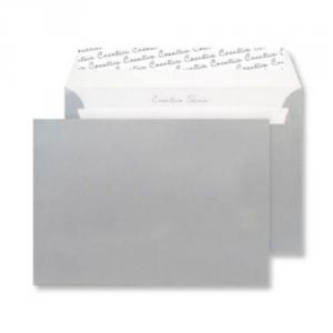 Blake Shine Metallic Silver Peel & Seal Wallet 114x162mm 130gsm