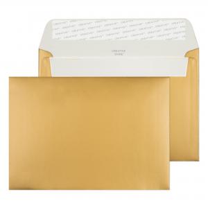 Blake Shine Metallic Gold Peel & Seal Wallet 114x162mm 130gsm Pack