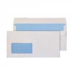 Blake Purely Everyday White Window Self Seal Wallet 114x229mm 90gsm Pack 1000 15884