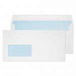 Blake Everyday White Window Self Seal Wallet 121x235mm 90gsm Pack 1000 Code 16884 16884