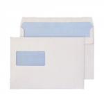 Blake Purely Everyday White Window Self Seal Wallet 162x229mm 90gsm Pack 500 1709