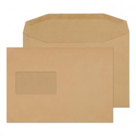 Blake Everyday Manilla Window Gummed Mailer 162x229mm 80gsm Pack 500 Code 1802CBC 1802CBC