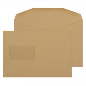 Blake Everyday Manilla Window Gummed Mailer 162x238mm 80gsm Pack 500