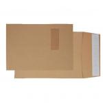 Blake Packaging Manilla Window Peel & Seal Gusset Pocket 324x229mm 130gsm Pack 125 Code 1992MW 1992MW