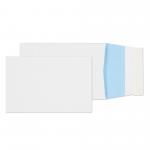 Blake Packaging White Peel & Seal Gusset Pocket 162x114mm 120gsm Pack 125 Code 2000 2000