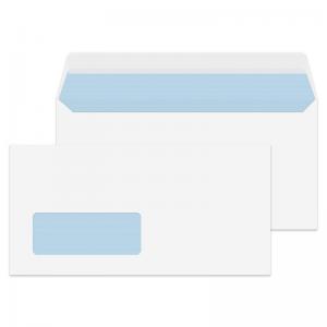 Blake Everyday White Window Peel & Seal Wallet 110x220mm 100gsm