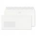 Blake Colour Ice White Window Peel & Seal Wallet 114x229mm 120gsm Pack 500 Code 250W 250W