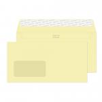 Blake Colour Clotted Cream Window Peel & Seal Wallet 114x229mm 120gsm Pack 500 Code 253W 253W